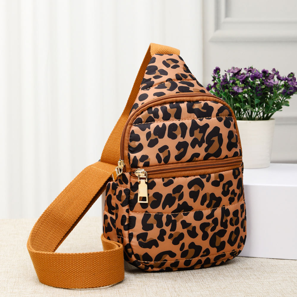 Solid Puffer Mini Sling Bag